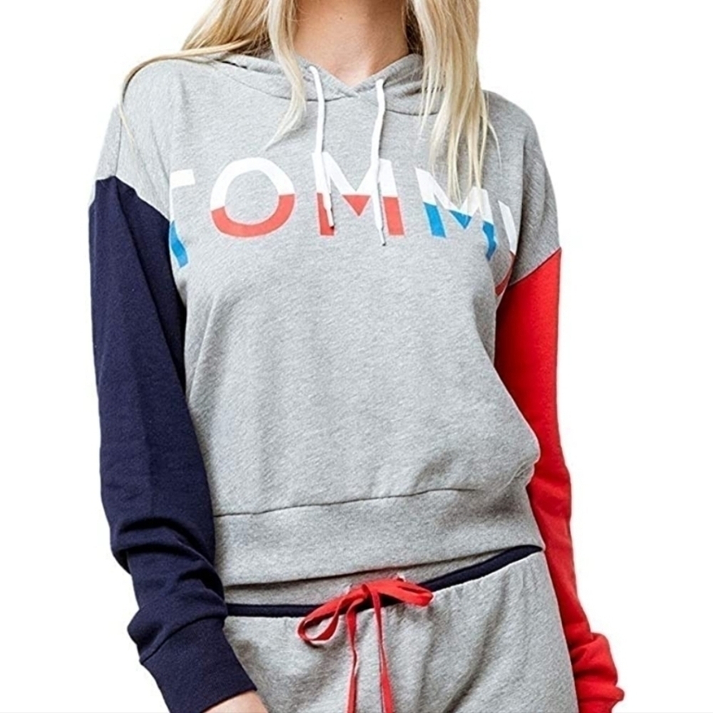 🦋 Tommy Hilfiger Hoodie Sweatshirt Sweater Womens Size Small